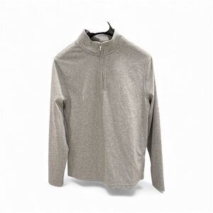 Men's J-Cree Gray Quarter-Zip Sweater